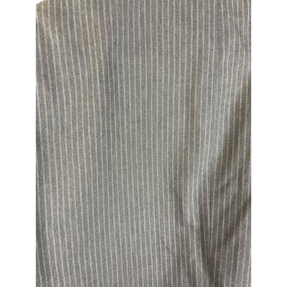 Banana Republic Gray Pinstripe Tailored Slim Fit Double Button Blazer Size 38 - Picture 10 of 10